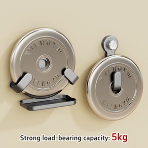 Rotating Lid Pot Lid Organizer <b>Kitchen</b> <b>Rack</b> No Drilling Adhesive Rust Resistant Pan Lids Holder Space Saving Home - Product Image 4