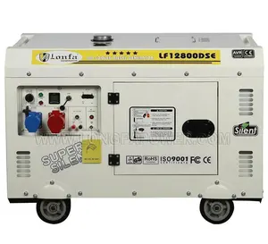 Hete Verkoop 10kva 10kw 12kva 12kw Luchtgekoelde Draagbare Stille Diesel Generator Met Stabiele En Sterke Macht Om Elektriciteit Aan Te Bieden