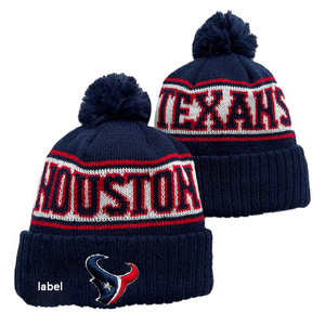 Bán Buôn Mỹ Đội Bóng Đá Mũ Dệt Kim Beanie Mũ Houston Texans Mũ Mùa Đông - Product Image 6