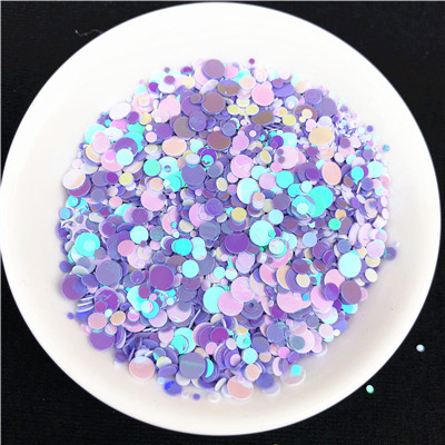 Mélange de blanc et de violet