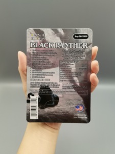 Cápsula Individual Black Panther de Primera Categoría, Complejo de L-Arginina y Zinc, Pastilla para Mejorar la Vitalidad Masculina y la Energía Duradera - Product Image 5