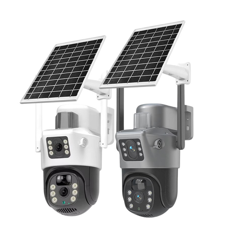 Solar CCTV Camera 4G WiFi Indoor/Outdoor Waterproof Color Night Vision 355 Rotation Wall Mounted ABS Material CMOS Sensor · image 3