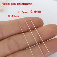 Épingles à oreilles plates sans décoloration pour la fabrication de bijoux DIY, accessoires de boucles d'oreilles en or rempli