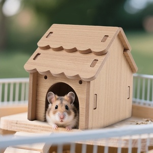 Wooden Hamster Multifunctional <strong>Pet</strong> Toy <strong>House</strong> Runpin Xx-0015 Large Space Hamster Hiding <strong>House</strong> Interactive Nibbling Hamster Toys - Product Image 3