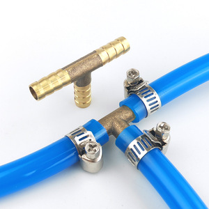 Conector en T de latón tipo pagoda Jinen para tubo de gas de 2.0Mpa con enchufe de intubación - Product Image 3