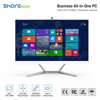 Sharerdp Barebone Todo en Uno OEM ODM 21.5 23.8 Pulgadas I5 6360U Computadora de Escritorio Monobloque 4GB 8GB Computadora Todo en Uno para Negocios