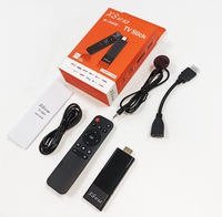 USB TV Fire Stick 4K Android 10.0 XS97 S3 Set Top Box Smart HD Network Player TV Stick dan Remote Kontrol Suara