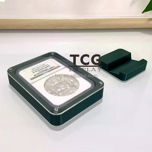 TCG Boîte de rangement pour porte-monnaie de taille personnalisée Britannia Perspex/Acrylique Or PCGS NGC Dalle Pokerstars Vitrine pour pièces de monnaie - Product Image 5