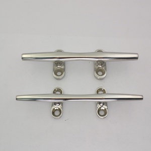 Cleat de quai en acier inoxydable 316 à base ouverte, creux, pour bateau et yacht - Product Image 6