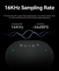 <span class=keywords><strong>Haut</strong></span>-<span class=keywords><strong>parleur</strong></span> sans fil omnidirectionnel à 360 degrés avec prise audio pour systèmes de conférence avec intégration de <span class=keywords><strong>micro</strong></span> multidirectionnel - Product Image 5