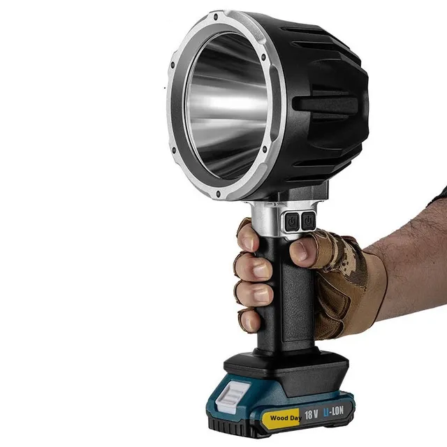 Front and Rear Dual Portable Tactical Flash Light Charging Long Battery Life Handheld Searchlight Emergency LED Flashlight