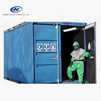 Cámara de Granallado para Contenedores, Cabina de Granallado, Fabricada con Contenedor de 20/40 Pies