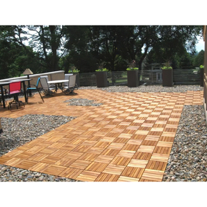 กระเบื้องไม้สัก12ชั้น300X300X19MM ทันสมัยได้รับการรับรองจาก FSC คุณภาพสูงกลางแจ้งกันน้ำขายดีรับการปรับแต่งได้ - Product Image 4