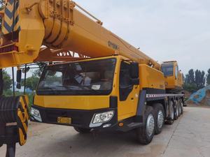 Grúa de camión usada Qy100v 95% nueva, marca XC, con pluma telescópica hidráulica, cabrestante RC, grúa móvil para camión. - Product Image 4