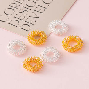 Mainan sensor Fidget <span class=keywords><strong>Stimulator</strong></span> Acupoint portabel mainan pemijat jari logam pegas akupresur - Product Image 4