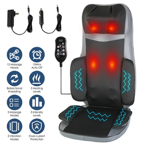 Cojín de Masaje Vibratorio Inteligente para Asiento de Auto Zhipin, Compresa Caliente, Portátil, Alivia <span class=keywords><strong>el</strong></span> Dolor de Cuerpo Completo <span class=keywords><strong>y</strong></span> <span class=keywords><strong>Cuello</strong></span> - Product Image 5