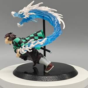 16CM <span class=keywords><strong>Anime</strong></span> demone Slayer <span class=keywords><strong>Kimetsu</strong></span> <span class=keywords><strong>No</strong></span> Yaiba figura Kamado Tanjirou FimkPVC modello giocattoli - Product Image 4