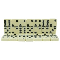 Offre Spéciale Imprimé Personnalisé En Bois Domino Double Six Jeu Ensemble Pour La Vente En Gros D'usine