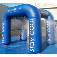 Arche de brumisation gonflable, station de refroidissement par pulvérisation d'eau, pavillon portable en PVC pour fêtes, événements, camping, jardin, été