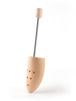 Arbre à chaussures en bois avec support à ressort Support réglable en forme de chaussure fixe sans déformation civière de chaussure