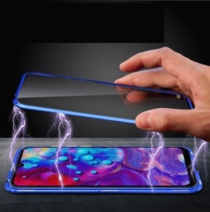 Adsorbimento magnetico Del Respingente Del Metallo Double Sided Vetro Temperato Mobile Del Telefono di Caso Della Copertura Completa Per <span class=keywords><strong>Xiaomi</strong></span> Per Redmi Nota 9 S 9 S 9 Pro - Product Image 4