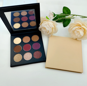 Commercio all'ingrosso della fabbrica 9 colori <span class=keywords><strong>ombretto</strong></span> opaco a lunga durata <span class=keywords><strong>ombretto</strong></span> Plattet tonalità di <span class=keywords><strong>ombretto</strong></span> neutro in opaco Shimmer - Product Image 3