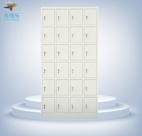 Collègue Étudiant Sports Gym 24 Portes Armoire Métallique Casier École Casier De Stockage