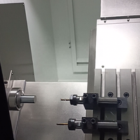Mesin Bubut CNC 3 Sumbu Murah dan Halus Pengendali Key Max Key Store Daya Horizontal Room CPU Penjualan Energi Mendukung Ayunan