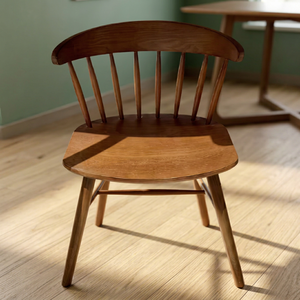 Silla de Comedor Moderna de Madera de Roble Macizo, Diseño sin Brazos, Patas Cónicas |   Asientos para Restaurantes Comerciales, Hoteles y Cafeterías - Product Image 1