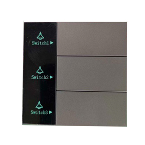 Larkkey Factory Direct Sale Luxury Design Zigbee Tuya Smart Home PC DIY Letter LED Display Smart Switch with Push <strong>Buttons</strong> - Product Image 5