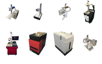 Printer Laser Warna Laser Printer Logam Plastik 20W 30W IPG Mopa 110*110 Portable Mini Serat laser Menandai Mesin Harga