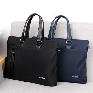 Sac à main d'affaires Oxford avec logo personnalisé, imperméable, sac bandoulière pour homme, sac pour ordinateur portable de voyage pour le bureau. - Product Image 4
