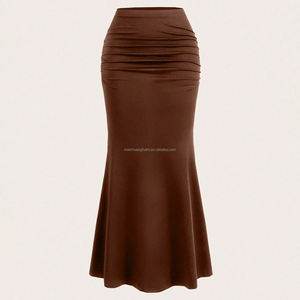 महिलाओं के लिए कस्टम ग्रीष्मकालीन फैशन मैक्सी स्कर्ट - Product Image 3