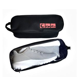 Sac de voyage personnalisé en tissu Oxford 600D pour chaussures, organiseur de chaussures de sport à fermeture éclair, sac de rangement décontracté pour chaussures - Product Image 1