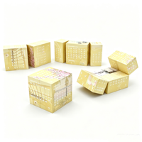 Cubes de puzzle 3D pliables en plastique personnalisés, longueur des côtés 6 cm, cube magique magnétique pliable et modulable