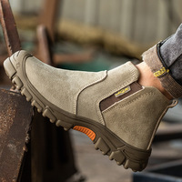 Chaussures de sécurité pour hommes de haute qualité, style moderne très populaire, isolation, embout en acier, semelle intermédiaire souple, anti-perforation, idéales pour le soudage