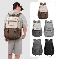 Nouveau modèle de sac à dos scolaire léger pour garçons et filles, grande capacité, protection du dos, adapté aux déplacements professionnels