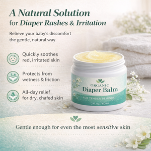 Baume pour couches bio à marque privée |   Crème pour bébé |   Calendula, sans parfum, soin pour peaux sensibles - Product Image 2