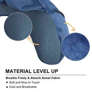 S3Y New <b>Memory</b> <b>Foam</b> Sponge Airplane Car Headrest Sleeping Hooded Travel Neck Pillow - Product Image 3