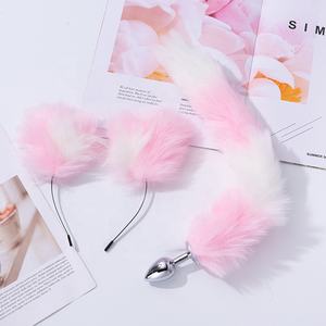 Déguisement chat renard avec oreilles en cloche, serre-tête, nœud papillon, Costume <span class=keywords><strong>de</strong></span> demoiselle d'honneur Cosplay, ensemble d'accessoires <span class=keywords><strong>de</strong></span> fête pour femmes et filles - Product Image 5