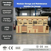 Gabinete de Herramientas Modular de Acero de Alta Calidad, Muebles para Taller y Garaje, Solución de Reparación para Garaje, Muebles Modulares para Reparación de Automóviles
