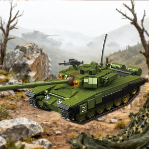 ロシアT-90A主力戦車車両スケールアセンブリモデル室内装飾コレクションギフトタンクビルディングブロック大人ギフト - Product Image 5