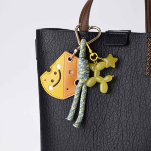 Goreal Túi Xách Phim Hoạt Hình PU Da Động Vật Và Trái Cây Keychain Handmade Bện Dây May Mắn Bóng Dệt Mặt Dây Chuyền Túi quyến rũ - Product Image 5