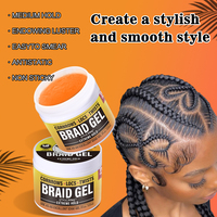 Gel Coiffant Tresses 120ml Fixation Extra Forte Nourrissant Gel de Contrôle des Bords pour Locs Personnalisé en Usine Gel pour Tresses Sans Résidus Blancs