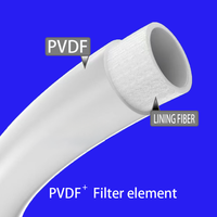STARWELL SWLXK102-2000 de qualité supérieure PVDF 0.01 microns Ultrafiltration cartouche de filtre à eau bloc de carbone garantie de 2 ans