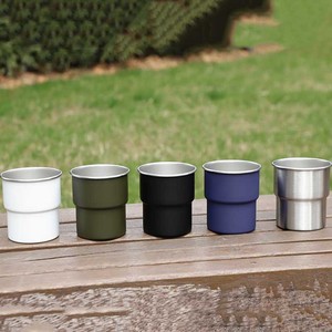Tazza da Campeggio in Acciaio Inox a Parete Singola, per Uso Alimentare, Portatile per Esterni, Vendita all'Ingrosso - Product Image 2
