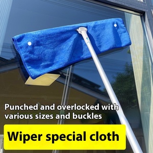 Chiffon de nettoyage domestique en microfibre poteau en acier pour salle de bain cuisine grattoir de sol <span class=keywords><strong>Cora</strong></span> polaire non pelucheux microfibre vadrouille couverture - Product Image 5