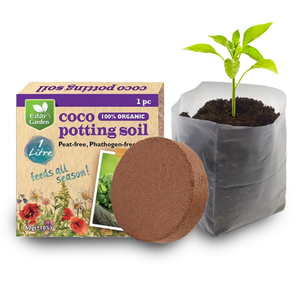 1PCS Granulés <span class=keywords><strong>de</strong></span> tourbe 7CM Coconut Comprimé Seed Starting Plugs Palette <span class=keywords><strong>Fibre</strong></span> - Product Image 1