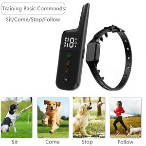 Profession elles Remote-Hunde trainings halsband mit Schock funktion TPU-Material IPX7 Wasserdicht - Product Image 5