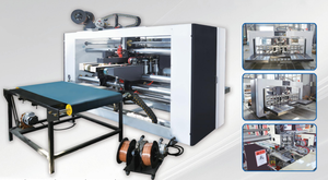 Sdj2000 tốc độ cao servo nhiệm vụ nặng nề bán tự động carton đôi miếng khâu máy cho điều chỉnh sóng hộp carton khâu - Product Image 2